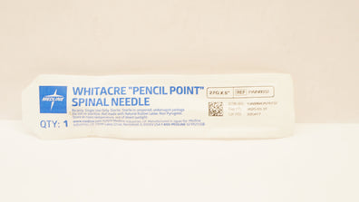 Medline PAIN8032 Whitacre "Pencil Point" Spinal Ndle 27G x 5inch